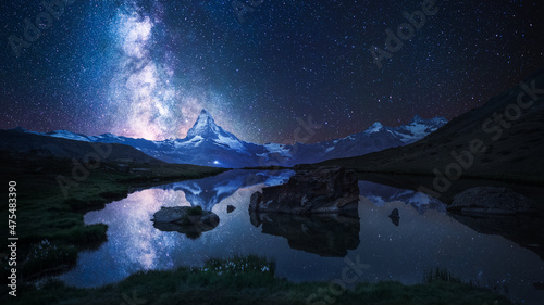 Matterhorn bei Nacht photo