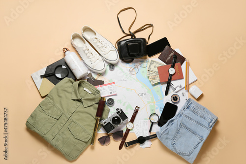 Travelling belongings with ...