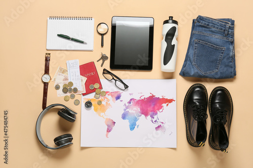Travelling belongings with ...