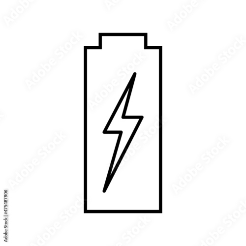 sustainability_battery line icon