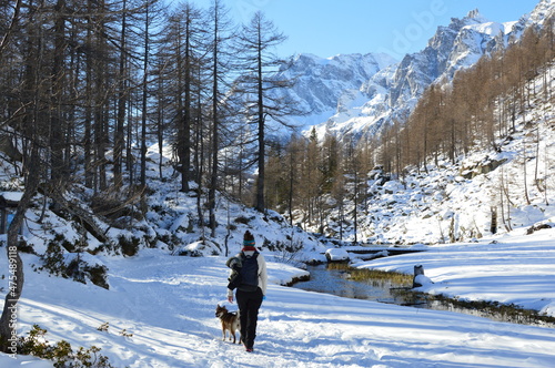 Snow, Mountain, Italy, Alps, Lake