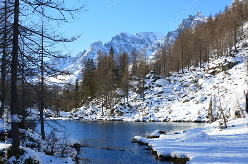 Snow, Mountain, Italy, Alps