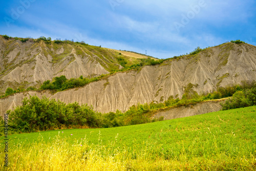 Country landscape near Appignano del Tronto, Marche, Italy photo