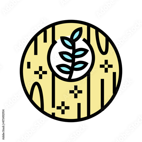 ecology clean wooden floor color icon vector. ecology clean wooden floor sign. isolated symbol illustration