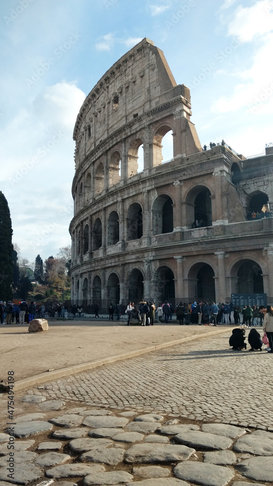 Vista do Coliseu, Roma 
