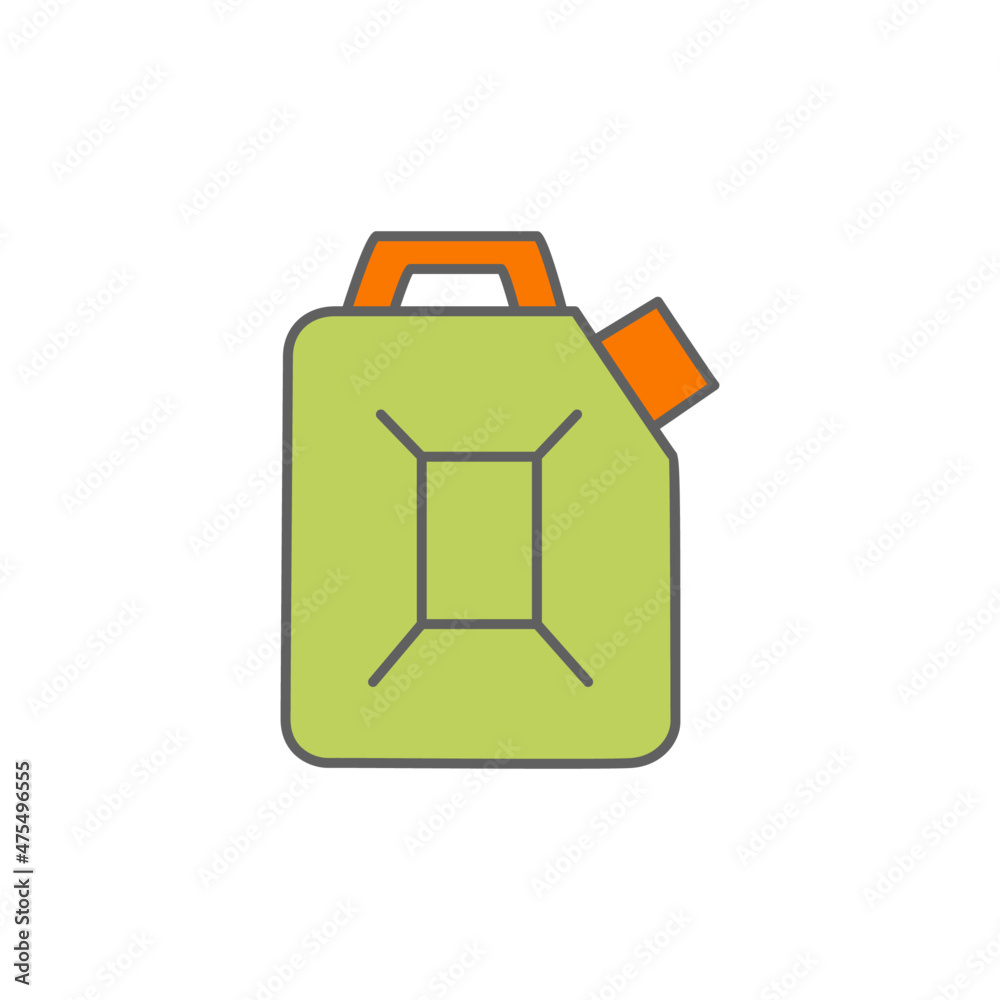 Bio Fuel Icon in color icon, isolated on white background Bio Fuel Icon in color icon, isolated on white background
