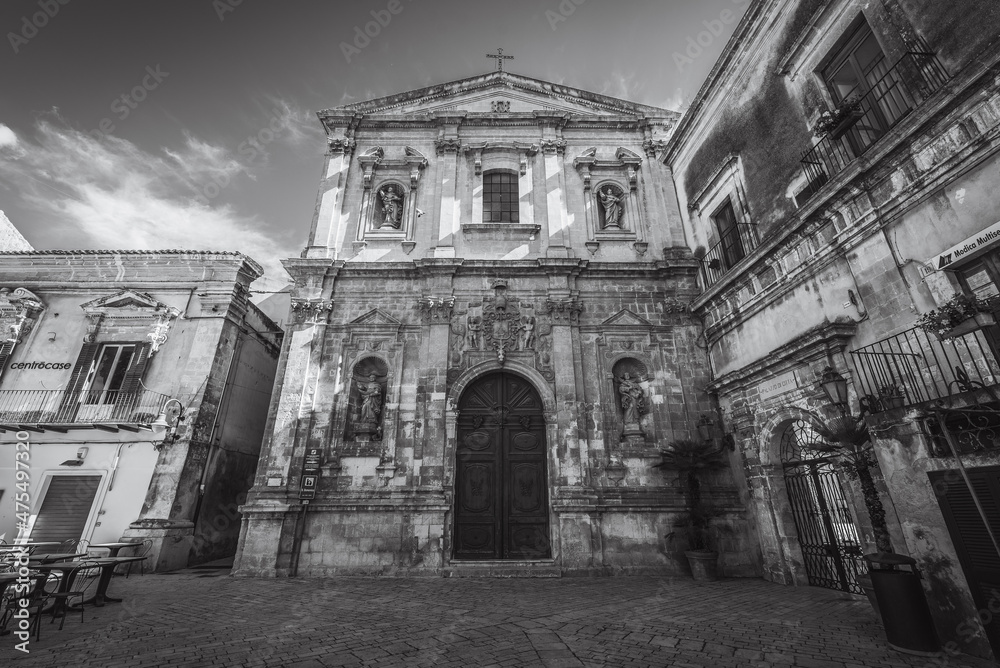 Church of San Domenico in Modica, Ragusa, Sicily, Italy, Europe, World Heritage Site Church of San Domenico in Modica, Ragusa, Sicily, Italy, Europe, World Heritage Site