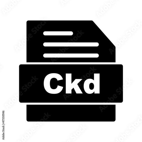 Ckd Glyph Vector Icon Design