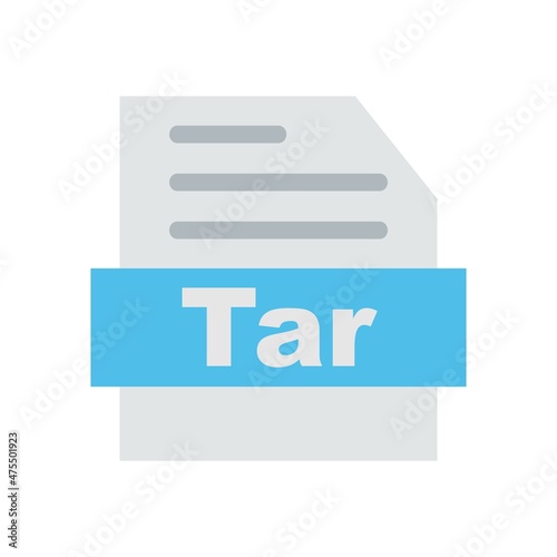 Tar Flat Vector Icon Design