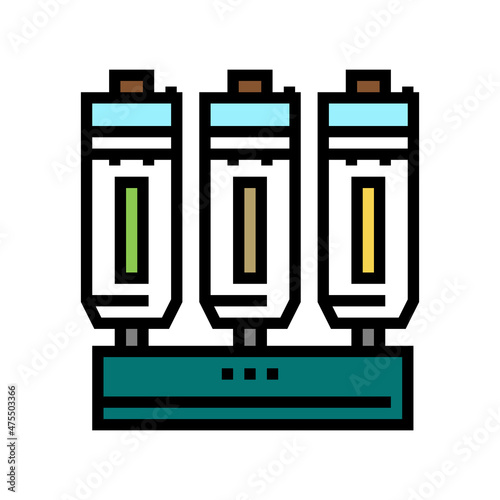 refining olive color icon vector. refining olive sign. isolated symbol illustration
