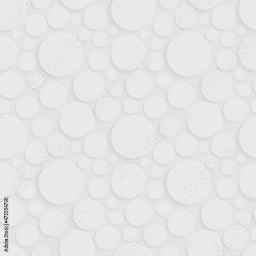 Seamless gray background from circles, vector illustration.