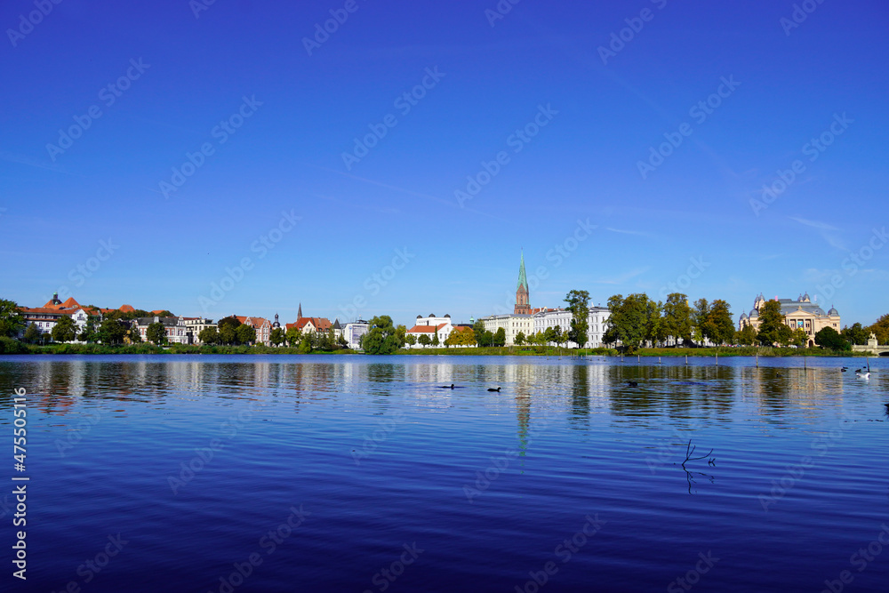 View of the city of Schwerin.
