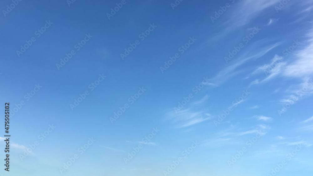 Clouds and Bludsky in the morning background 