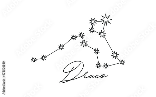 vector illustration of a constellation zodiac 