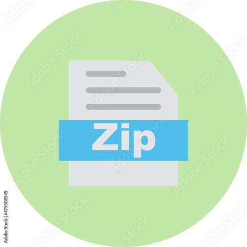 Zip Line Bubble Gradient Vector Icon Design
