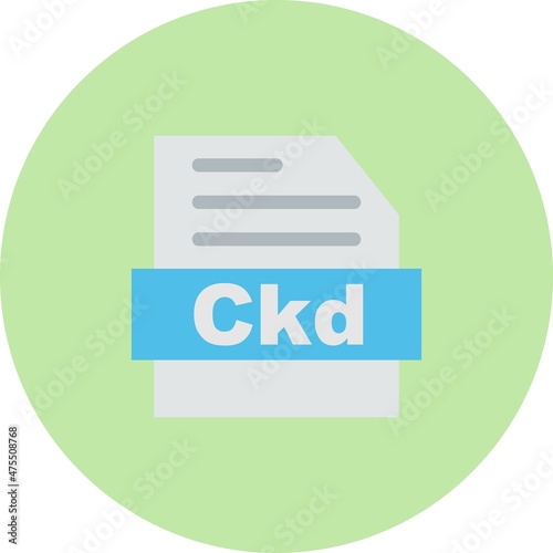 Ckd Line Bubble Gradient Vector Icon Design
