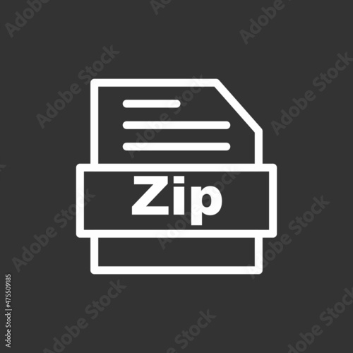  Zip Line Inverted Vector Icon Design
