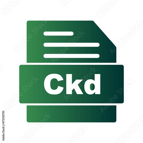 Ckd Glyph Gradient Vector Icon Design