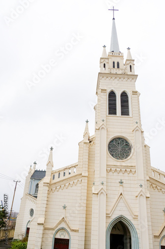 romantic White Baroque Catholic Church