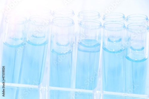 test tubes in the laboratory for science