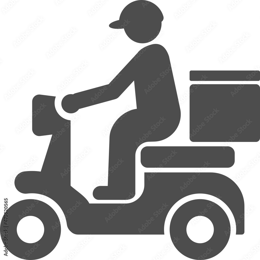 delivery man icon