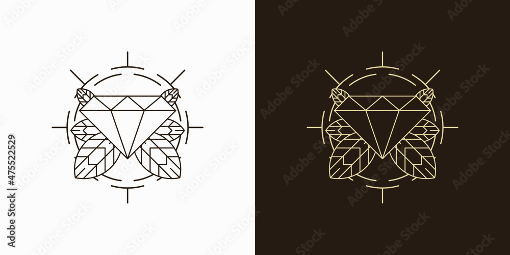 line are creative illustration and symbol for logo design or template line are creative illustration and symbol for logo design or template
