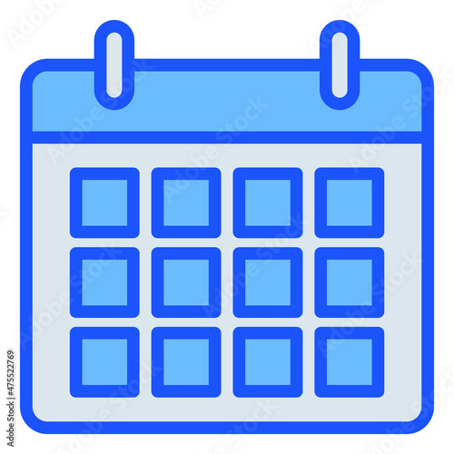 Schedule Vector icon which is suitable for commercial work and easily modify or edit it

