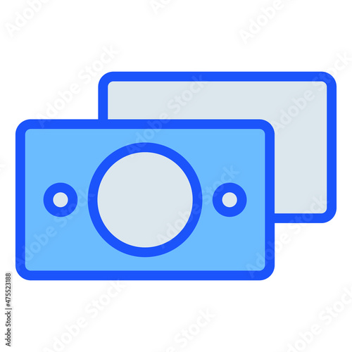 Camera Vector icon which is suitable for commercial work and easily modify or edit it

