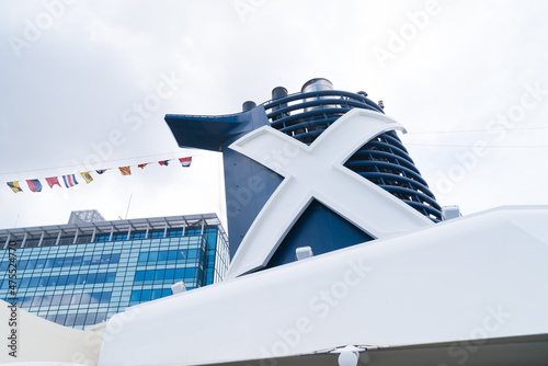 cruise ship chimney