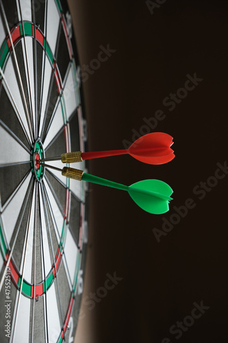 Bild auf Leinwand Concept of competition and goal achievement