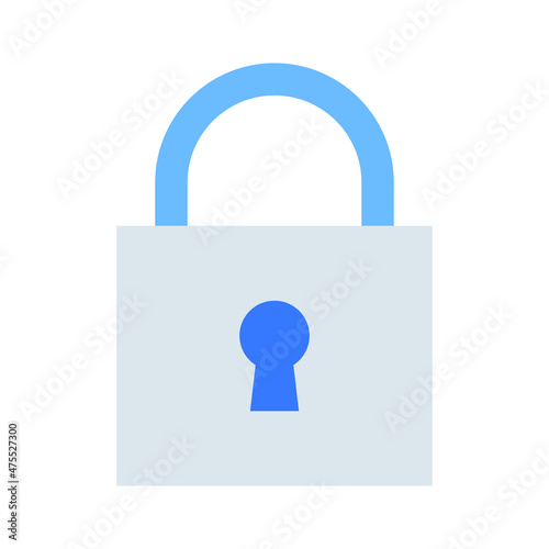 Security lock Vector icon which is suitable for commercial work and easily modify or edit it

