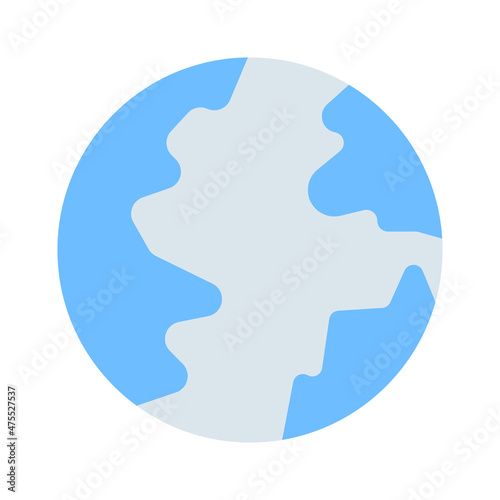 Earth Vector icon which is suitable for commercial work and easily modify or edit it


