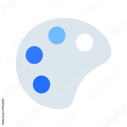 color palette Vector icon which is suitable for commercial work and easily modify or edit it
