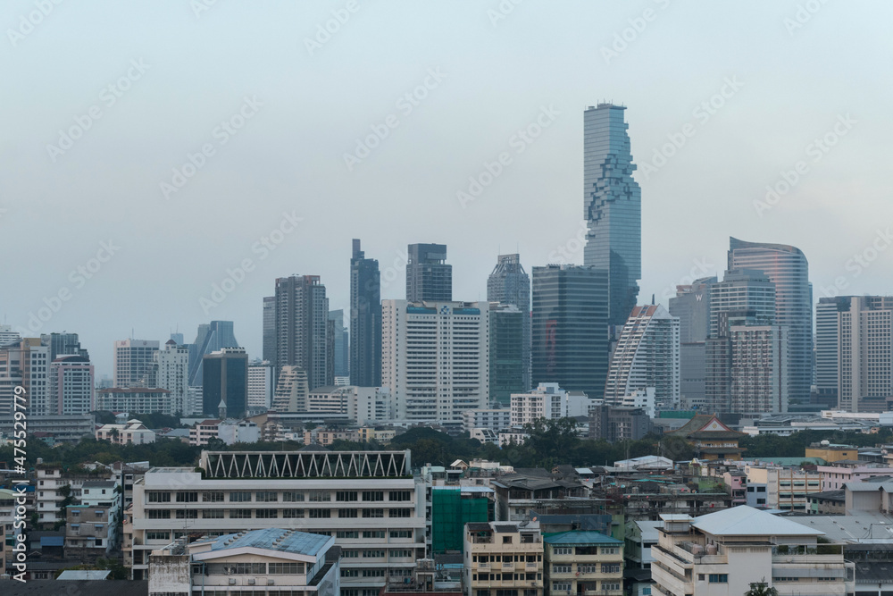 Naklejka premium Bangkok cityscape, Thailand