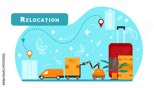 Relocation to new home Moving House Delivery Robot