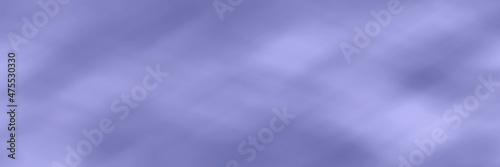 Trendy very peri color concept of the year 2022, violet blue, lavender blurred abstract background. Soft gradient wide panoramic banner
