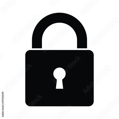 Security lock Vector icon which is suitable for commercial work and easily modify or edit it

