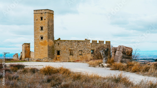 panoramic view of the Castle of Ciutadilla, Spain