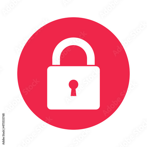 Security lock Vector icon which is suitable for commercial work and easily modify or edit it

