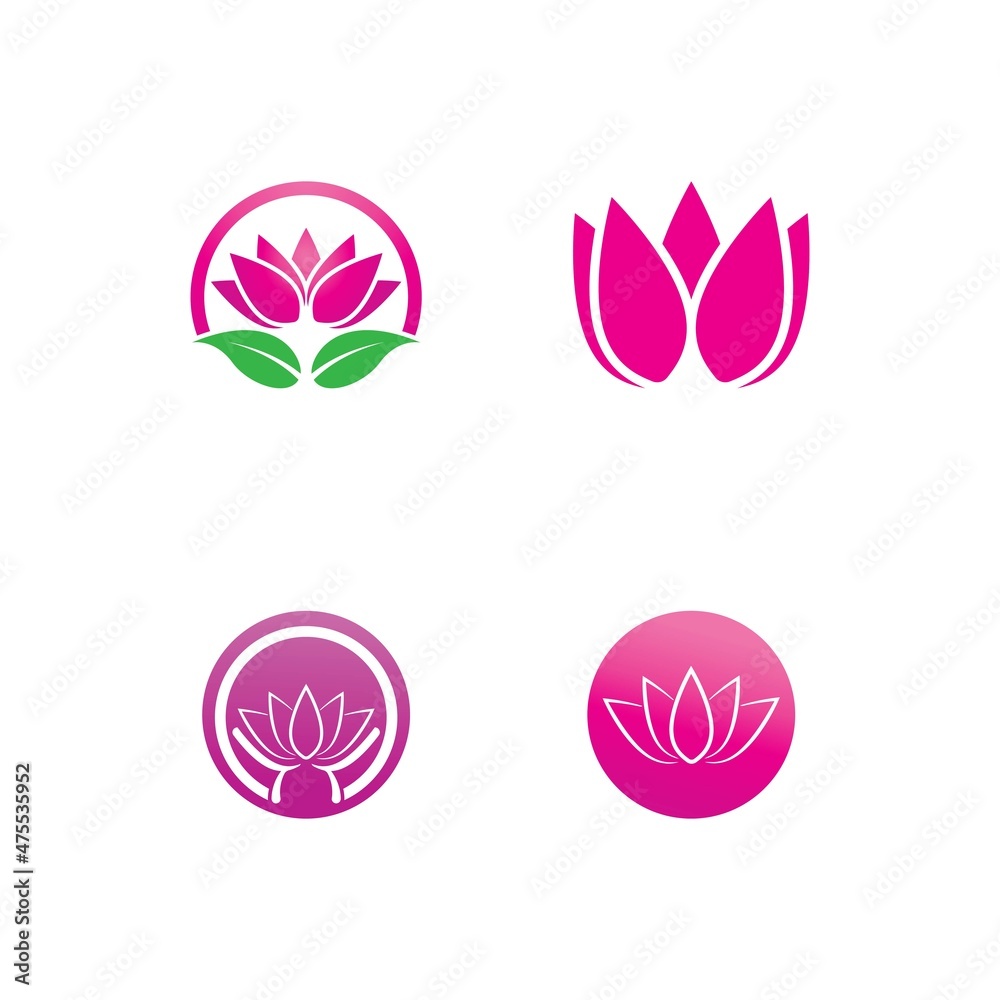 Beauty Vector lotus flowers