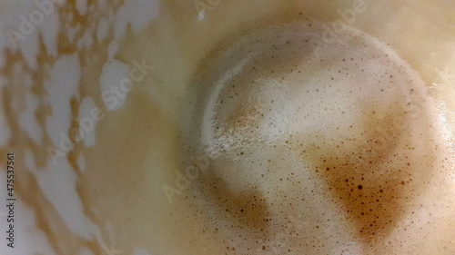 Foam of coffee. Coffee foam background