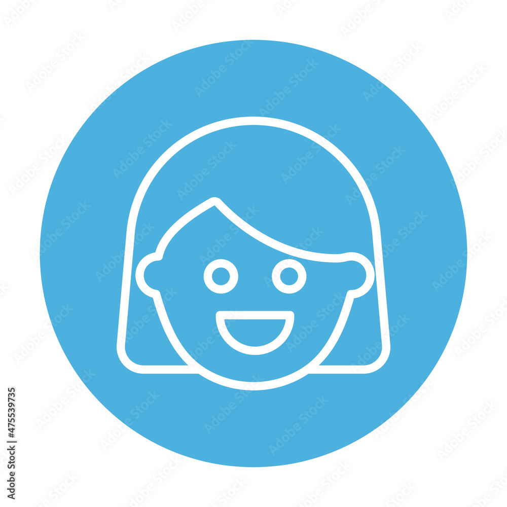 Female face Vector icon which is suitable for commercial work and easily modify or edit it
Female face Vector icon which is suitable for commercial work and easily modify or edit it