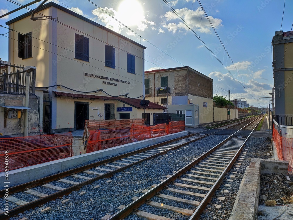 San a Cremano Museo Nazionale Ferroviario di Pietrarsa dalla