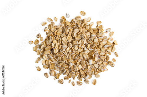 Oats isolated on a white backgroud