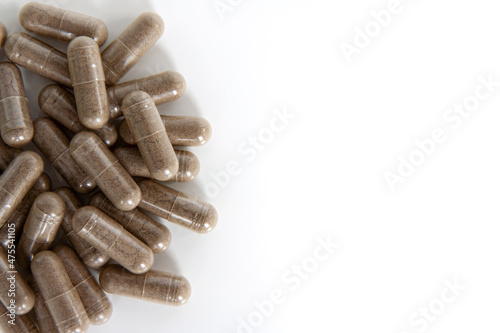 Multivitamins isolated on a white background