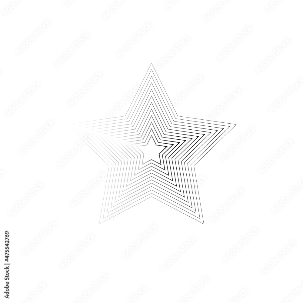 Star logo. Star lined icon, sign, symbol, Flat design, button, web. vector - illustration eps 10. Star logo. Star lined icon, sign, symbol, Flat design, button, web. vector - illustration eps 10.