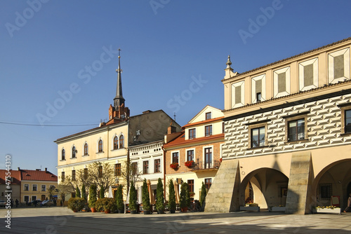 Obraz na płótnie Marketplace in Tarnow. Poland w salonie
