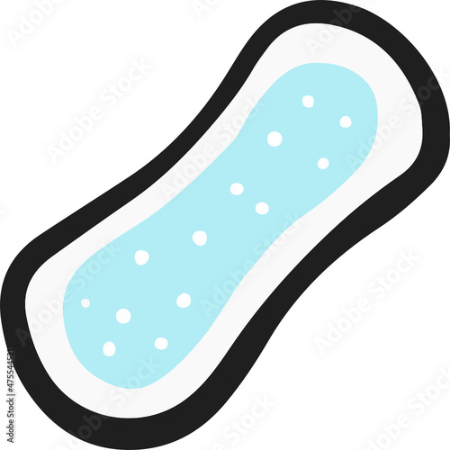 menstrual sanitary napkin icon