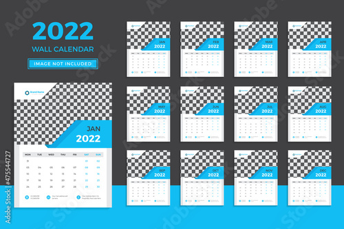 Wall Calendar Design 2022