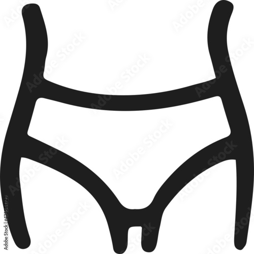 menstrual sanitary napkin icon